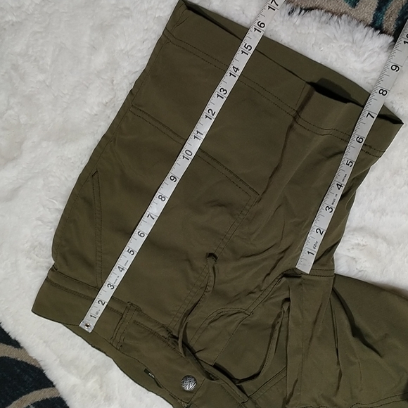 Prana Shorts Prana Khaki Green Athletic Hiking Casual Shorts Womens